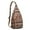 Camel-4, variant on Earthy Vintage Sling Backpack - Rustic Floral Crossbody Bag, Lightweight Hiking Pack
