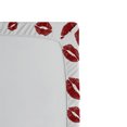 thumbnail image 3 of Ambesonne Kiss Fitted Sheet, Pop Art Lipstick Stain, Queen Size, Ruby and White, 3 of 3