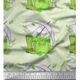 thumbnail image 1 of Soimoi Cotton Poplin Fabric Umbrella,Boots & Handbag Women Print Fabric by the Yard 56 Inch Wide, 1 of 1
