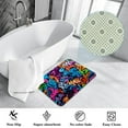 thumbnail image 3 of Graffiti Polyester Chair Rug Mat, Non-Slip and Machine Washable Area Rugs, 3 of 6