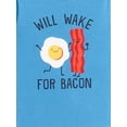 thumbnail image 2 of Wonder Nation Baby & Toddler Boys Bacon Cotton Sleep Set, Sizes 12M-5T, 2 of 3