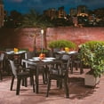 thumbnail image 3 of Comedor Plástico 4 Sillas Apilables 1 Mesa Apariciencia Rattan Interior Exterior Ideal Patio Jardín Terraza Alberca Playa RIMAX, 3 of 8