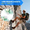 thumbnail image 4 of Arborist Rigging Rope Bull Rope, 1/2 Inch Outdoor 48 Strands Polyester Static Climbing Rope for Rappelling Tree Work Swing Rescue Safety Escape Hiking Camping Mountaineering Caving, 4 of 6