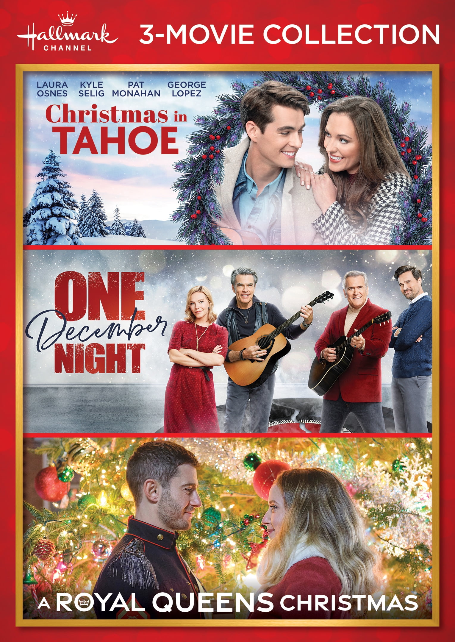 Hallmark 3-Movie Collection: Christmas In Tahoe/ One December Night/ A Royal Queens Christmas (DVD)