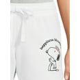 thumbnail image 4 of Snoopy Juniors Graphic Fleece Short, 4 of 5