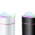 thumbnail image 4 of Inteprter Humidificador de aire USB Luz colorida Modos ajustables Fabricante de niebla de escritorio compacto Electrodomésticos negro Inteprter HA027429-02, 4 of 6