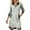Grey, variant on Dresses for Women Half Zip Color Block Polo Lapel Dress Long Sleeve Tunic Dresses Color Brown Size XXS