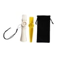 thumbnail image 4 of Bunblic 2 Pcs Flûtes Kazoo Instruments de Musique Uniques avec Sac de Rangement Jouets d'Accompagnement Flûtes à Bouche pour Clavier Piano Débutant Blanc, 4 of 8