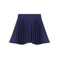 thumbnail image 3 of Runhomal Flared Mini Skirt for Women Casual Elastic Waistband Pleated Tennis Ruffle Skirts Sportwear Navy Blue One Size, 3 of 6