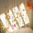 thumbnail image 2 of Cristal Atrapasueños Estrella Luna Colgante Dormitorio Decoración de Ventana Colgante de Cristal, 2 of 5
