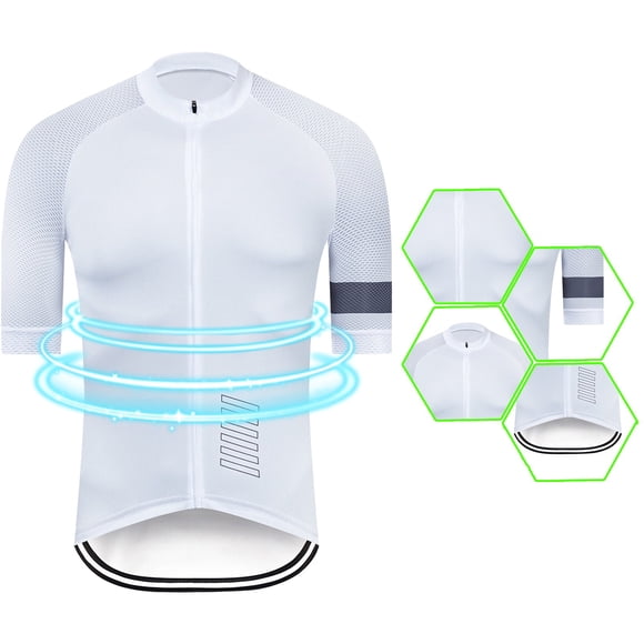 Vêtements de Cyclisme d'Été pour Hommes Haut de Vélo à Manches Courtes pour Hommes Vêtements de Cyclisme sur Route de Compétition Chemises Paquet pour Hommes T-Shirts à Col en V Grande Chemise T-Shirt en Vrac T-Shirts en Spandex pour Hommes Ensemble pour Hommes Chemises Hommes Paquet Chemises