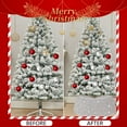 thumbnail image 3 of ADruer Christmas Tree Collar with Sparkling Sequin Tree Skirt 23.6in Round Sparkle Christmas Tree Base Velvet Tree Skirts Xmas Tree Trunk Cover for Holiday Christmas Home Decor (White), 3 of 4