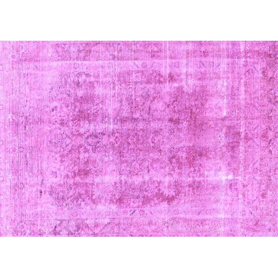 Ahgly Company Indoor Rectangle Persian Purple Traditional Area Rugs, 2' x 3'