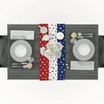 thumbnail image 6 of 4th of July PALIFEUR Table Runner, 12.6 x 72 Inch Patriotic Table Runner 72 Inches Long, Independence Day Decorations Table Runners, 6 of 6