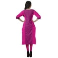 thumbnail image 5 of Moomaya Cotton Straight Tunic WoMen's Readymade Printed Kurta V Neck Summer Wear, 5 of 6