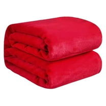 Wool Blend Blanket, Cloth Double Sided Camping Throw, Multi-Color Double-Sided Wool Blend Blanket, Soft & Warm, Lightweight, Machine Washable, Ideal for Sofa, Bedroom, & Camping, by Honglin