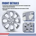 thumbnail image 2 of (Set of 4)16 inch Hubcaps Fit for Toyota Corolla 2014-2025,Wheel Rims Cover for Corolla Hybrid 2023-2025,Toyota Matrix 2009-2014,Snap on Installation(Lacquer), 2 of 7
