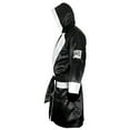 Cleto Reyes Satin Boxing Robe with Hood - Black/White - Walmart.com