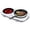 Double Burner, variant on Davivy Single Burner Electric Hot Plate, 1200W Rapid Heating, Easy Clean 7.9" Ceramic Glass, White