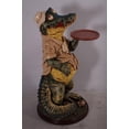 thumbnail image 4 of Crocodile Butler Large Statue, 4 of 8