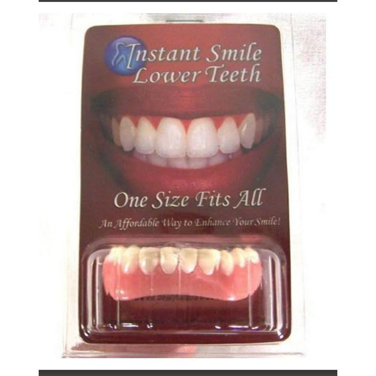 Instant Smile Teeth Top Porcelain White Replacement Tooth Kit