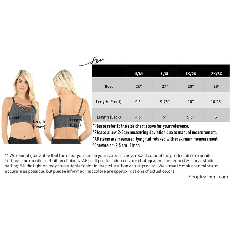 Women's Sexy Cross Strappy Wirefree Sports Bra Bralette with Removable Pads  (Heather Grey, LXL)