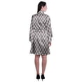 thumbnail image 4 of Moomaya Printed Womens Kimono Sleeve Robes Satin Silk Getting Ready Bridal Robe Coverup, 4 of 7