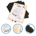 thumbnail image 2 of 10pcs Children Art Graffiti Oil Painting Stick Crayon Painting Colored Sandpaper for Painting (A4), 2 of 4