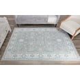 thumbnail image 3 of Rugs America Aubrey LR20D Spring Fog Transitional Traditional Gray Area Rug, 5'3"x7', 3 of 5