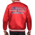 thumbnail image 2 of Men's Starter  Red Los Angeles Angels Printed Team Logo Satin Varsity Full-Snap Jacket, 2 of 2
