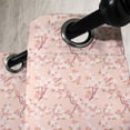 thumbnail image 3 of Ambesonne Cherry Blossom Grommet Curtain, Romantic Trees, 50" x 120", Peach Pink Yellow, 3 of 6
