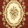 thumbnail image 6 of SAFAVIEH Lyndhurst Katherine Traditional Bordered Area Rug, Red/Ivory, 9' x 12', 6 of 7