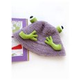 thumbnail image 4 of CUZIBR Winter Beanie Hat Set Christmas Cute Cartoon Dinosaur Knitted Caps Winter Thick Warmth Hat Ear Flaps Cozy Soft Windproof Headwear,Purple,One Size, 4 of 4