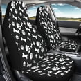 thumbnail image 4 of Xoenoiee Black Dog Paws Print Car Accessories Car Seat Covers for Women Men, Front Bucket Seat Cover Protection Universal Fit, for Trucks SUV Van Car Decoration, 4 of 6