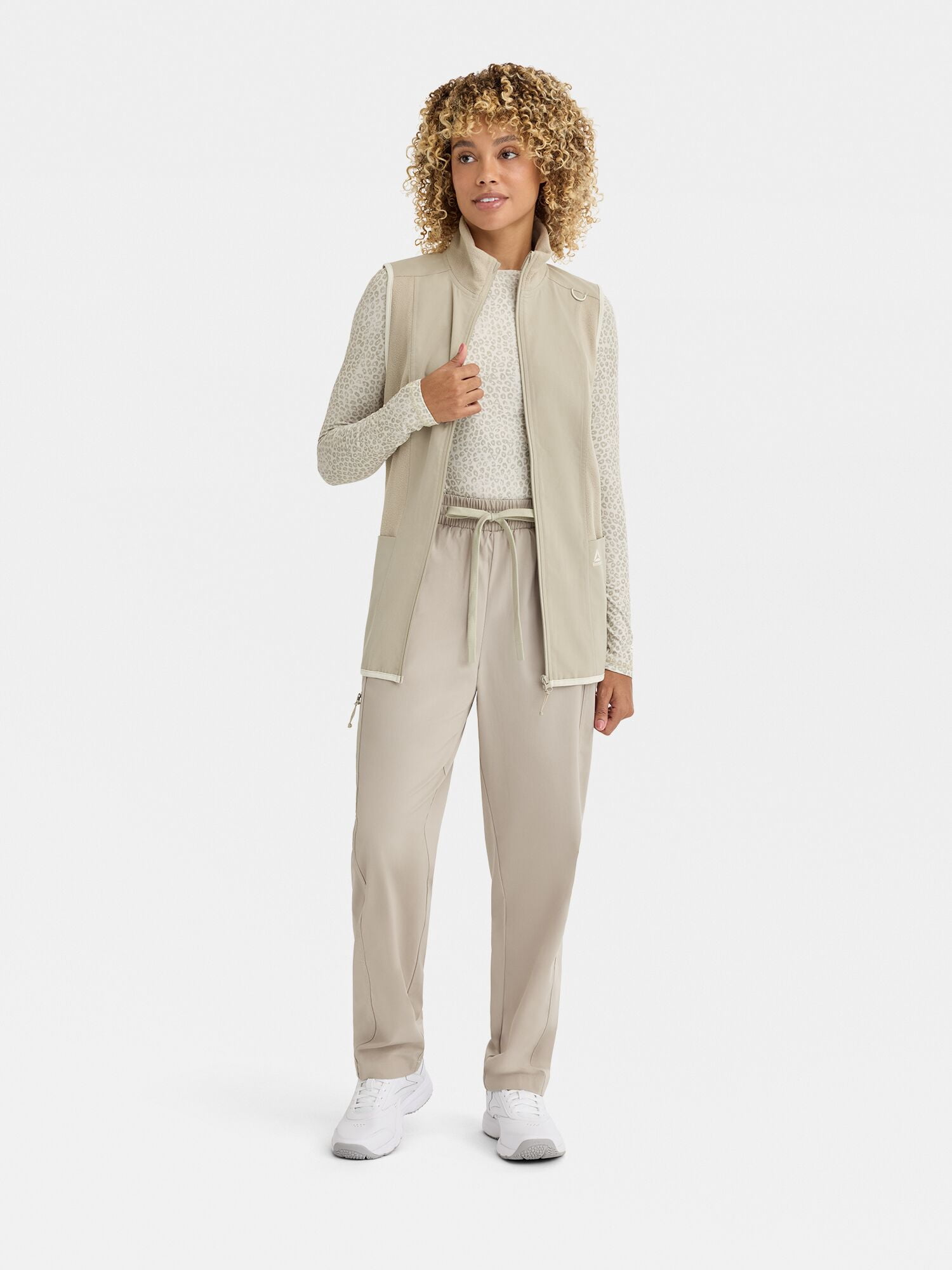 Reebok Women’s Tech Comfort Scrub Vest with 6 Pockets, Sizes S–3XL