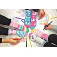 thumbnail image 4 of United Oddsocks Fairytale Friends 6 Girls Unicorn Mismatch Pink US 9.5-12 Socks, 4 of 4