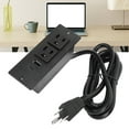 thumbnail image 1 of Conference Recessed Power Strip Fast Charging PD 20W Fast Charging 2 USB Ports 1.5m Cord US Plug 125V Embedded Design for Furniture, 1 of 7