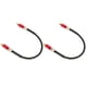thumbnail image 1 of 2 uds Cable RCA conector profesional chapado en oro con doble blindaje RAC a RCA Cable macho a macho para amplificador de TV DVD 0,3 m/1,0 pies rojo, 1 of 8