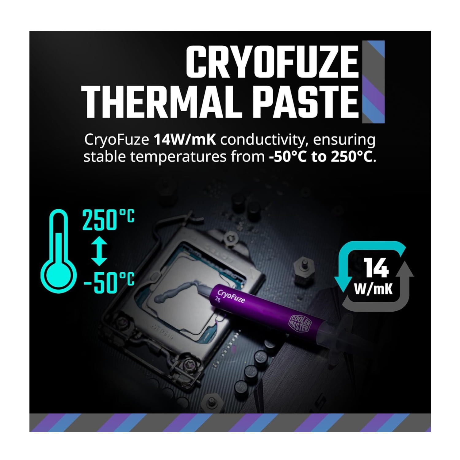 Cooler Master MasterLiquid 360L Core 120mm ARGB Close-Loop AIO Liquid CPU Cooler with Gen S Dual Pump and Cryofuze Thermal Paste (Black)