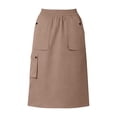 thumbnail image 6 of Abomasnow Women's Stretch Scrub Skirt with 5 Pockets Comfort Elastic Waist Durable Workwear Cargo Skirt S-2XL, 6 of 6