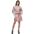 thumbnail image 3 of Moomaya Printed Robe For Girls Cotton Plus Size Nightwear Summer Bathrobes, 3 of 6