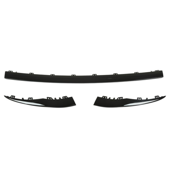 3pcs Gloss Black Front Bumper Lower Trim Replacement for Benz C‑Class W205 AMG Line Facelift 2019‑2021
