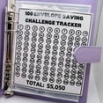 Pompotops 100 Envelope Challenge Binder Easy And Fun Way To Save Money