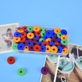 thumbnail image 4 of 100pcs Multicolor Plastic Bobbins Empty Spool Industrial Flat Sewing Machine Parts, 4 of 9