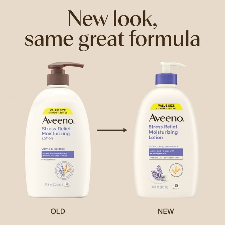 Aveeno Stress Relief Moisturizing Body Lotion with Lavender Scent