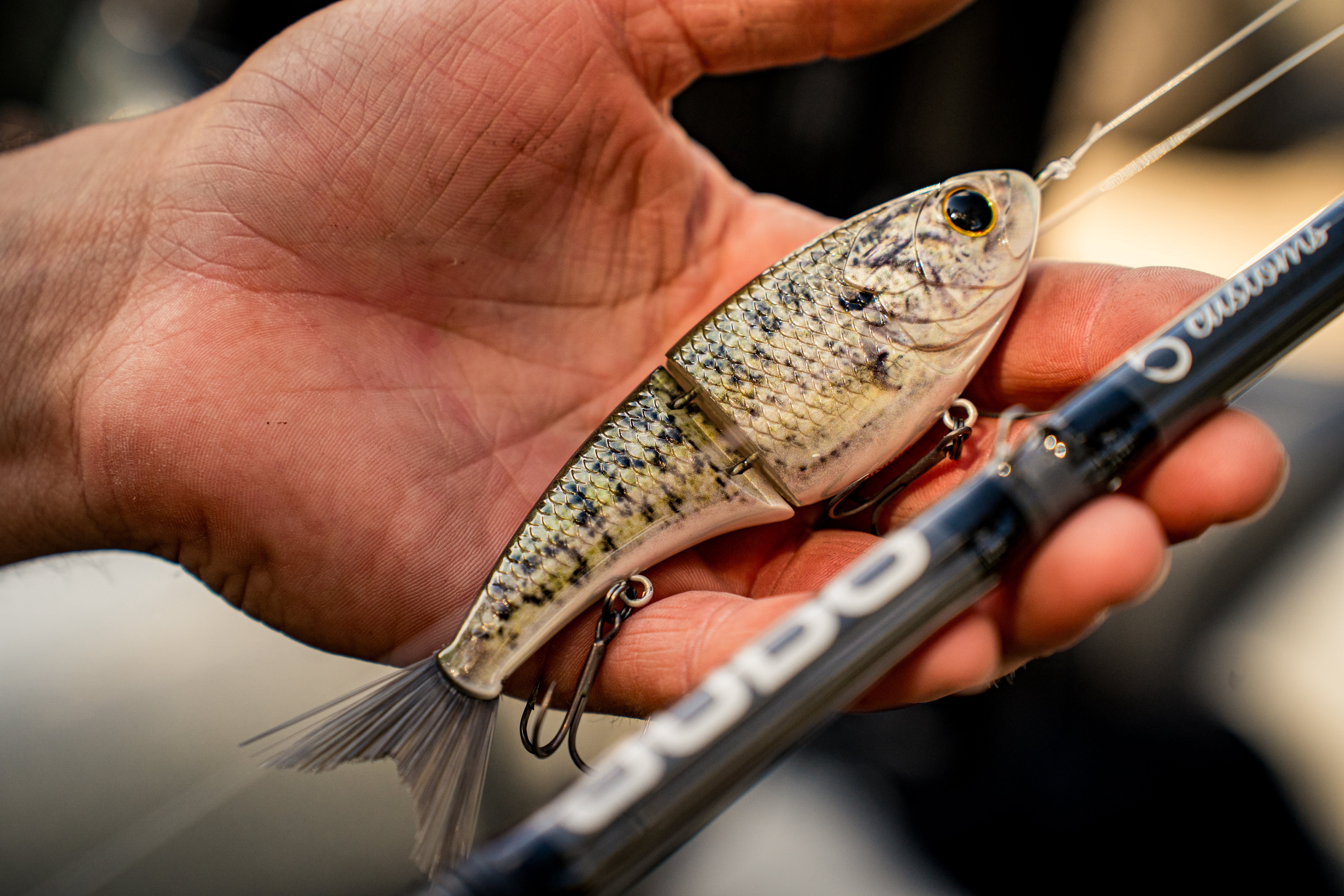 6th Sense – Judo 130 Swimbait Bass Fishing Lure, Single Jointed Hard Bait with Slow Sink and Brush Tail