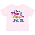 thumbnail image 3 of Inktastic My Nana and Papa Love Me with Hearts Boys or Girls Baby T-Shirt, 3 of 5
