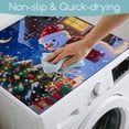 thumbnail image 5 of Vintage Laundry Washer Dryer Dust Cover Mat 19.7x23.6inch Retro Flowers Washing Machine Top Protector Pads Non Slip Washing Dryer Dust Top Covers for Laundry Wash Rooms, 5 of 7