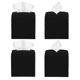thumbnail image 2 of Balery Black Porta Pañuelos de Cuero con Estampado – Funda Moderna Cuadrada para Caja de Pañuelos, Dispensador 5x5x5'', 2 of 7