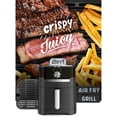 thumbnail image 3 of 2-in-1 Easy Fry & Grill Air Fryer 4.2L, Air Fryer Grill Combo, Low-Oil Cooking, Adjustable Temperature & Timer, Compact Countertop Air Fryer for Home, 3 of 9